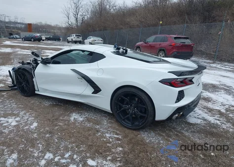 2021 Chevrolet Corvette Stingray Rwd 1Lt из США, поврежденный, VIN 1G1YA2D49M5117778